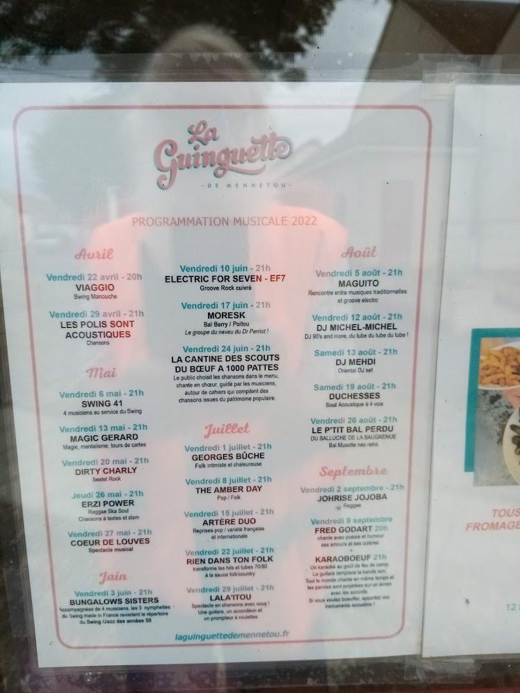 La guinguette de Mennetou - Menu Image 3